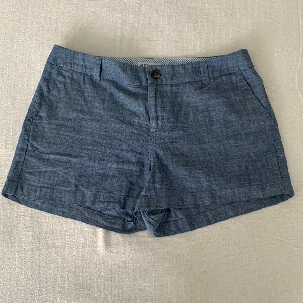 Chambray Shorts